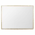 Safavieh Trish Rectangle Metal Mirror, Brass - Large SFV9508A